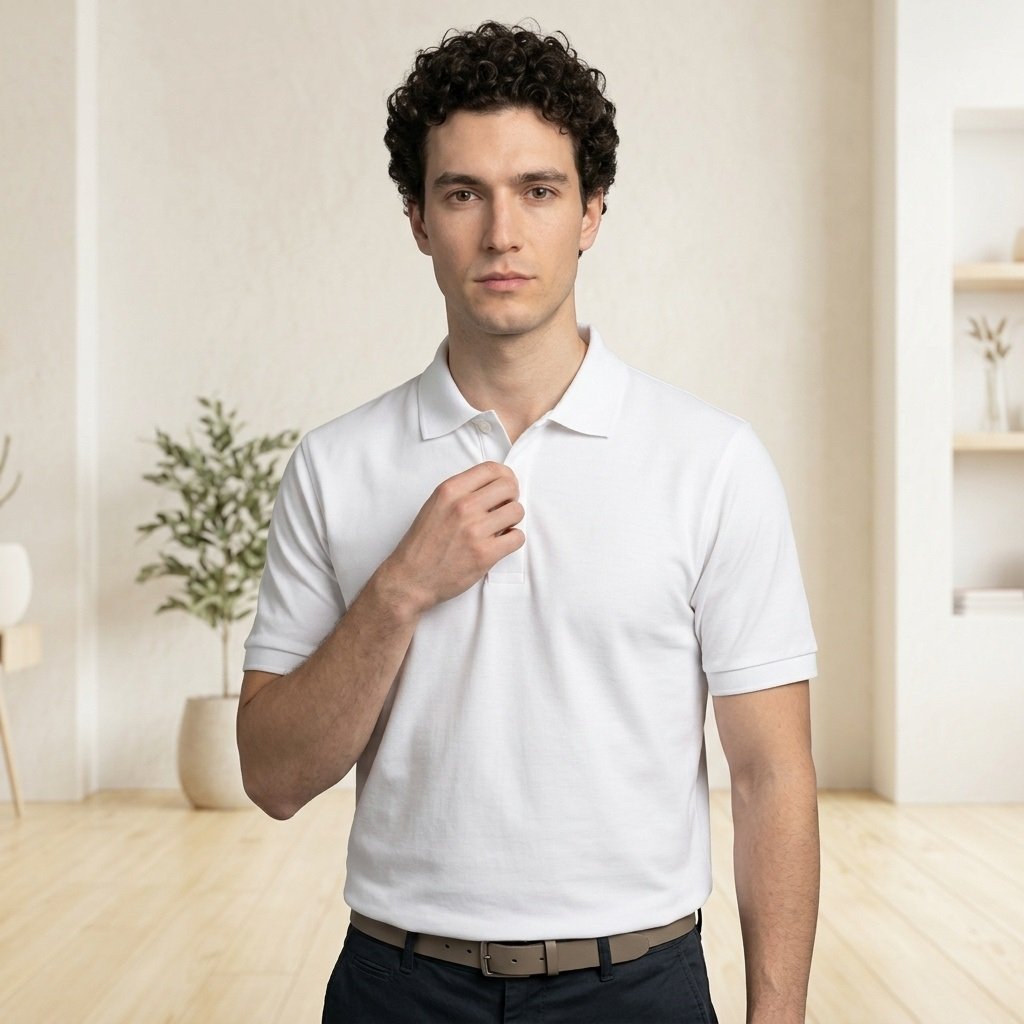 Camisa Polo 100% Algodón